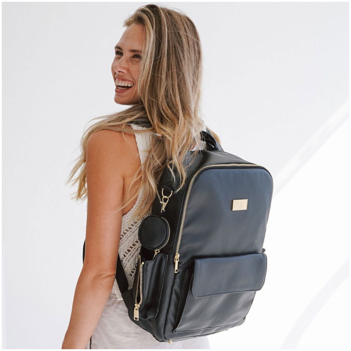 Zaino Fasciatoio Per Mamme E Papà - Multifunzione, Tante Tasche, Porta Pannolini, Isolato - Foto 2