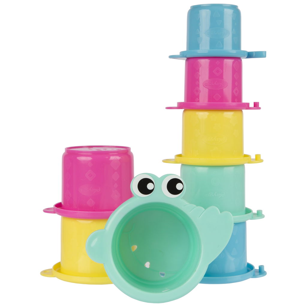 Playgro Gobelet à empiler Crocodile
