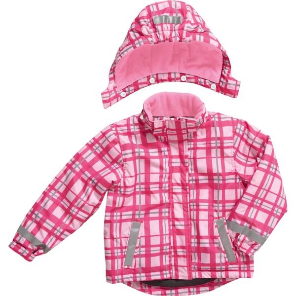 Playshoes snow jacket check pink
