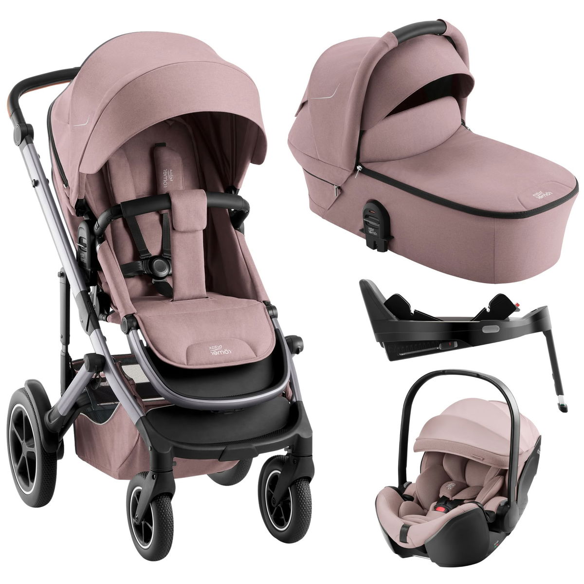 Dusty Rose Britax Spin Car Seat SWIVEL Britax Travel Systems Britax SG