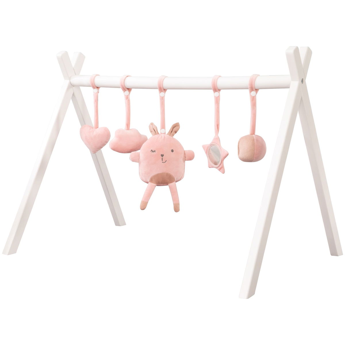 Product Image for roba Spieltrapez mit Anhängerset rosa