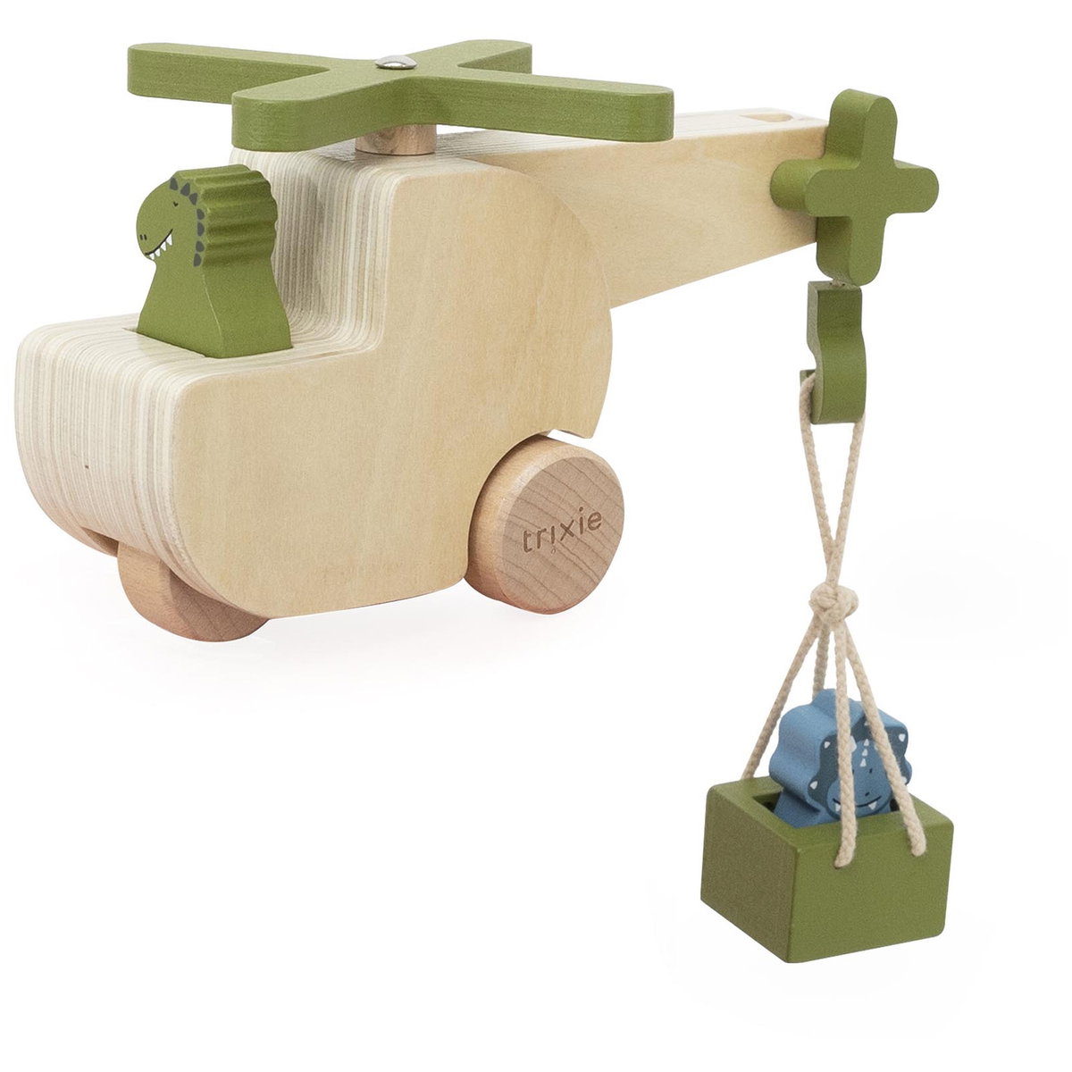 Product Image for trixie Elicottero animali in legno