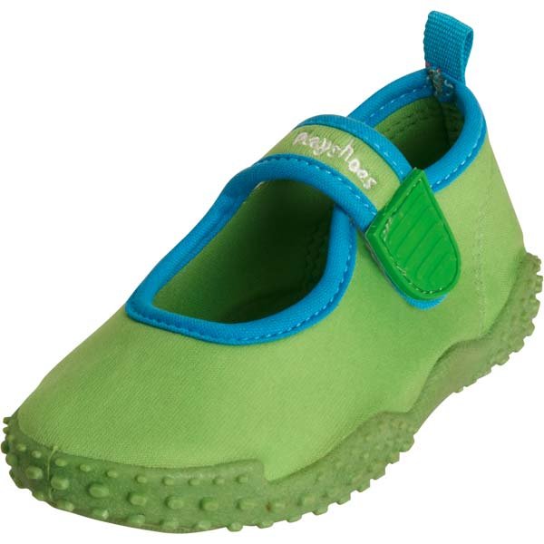Playshoes Chaussures de bain pour enfants, protection UV, vert classique