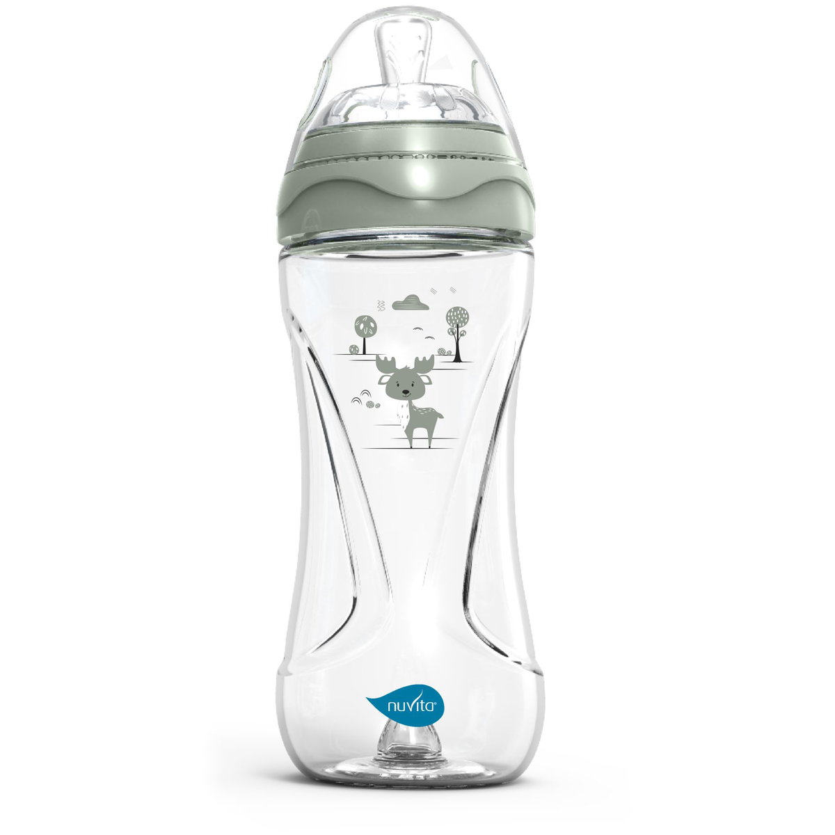 Product Image for nuvita Biberon Materno Feel Anti Colic verde salvia