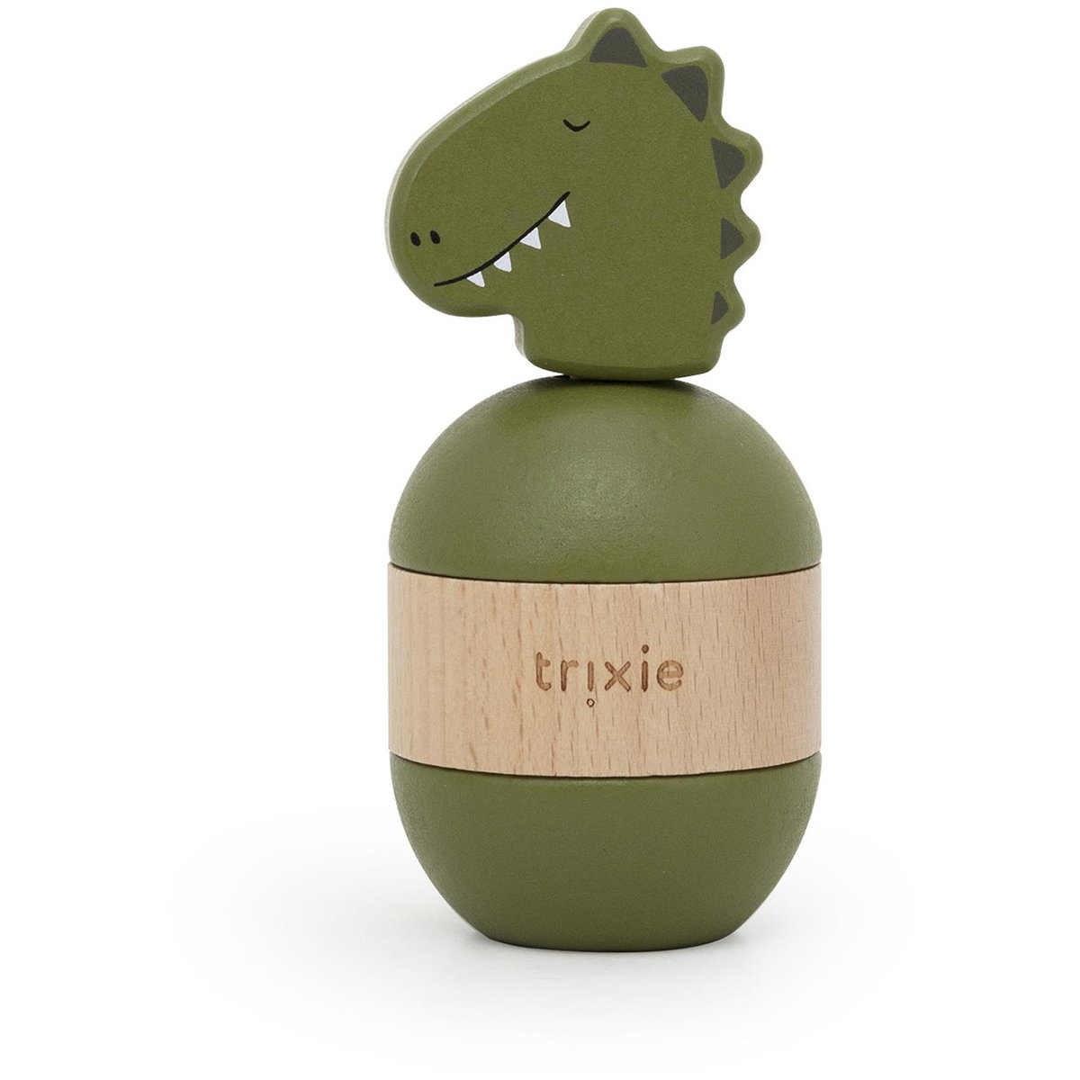 Product Image for trixie Animaletto impilabile sonaglio in legno mr. dino