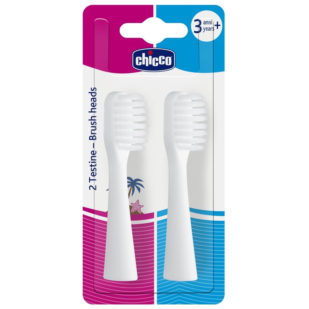 Chicco Replacement Brush Heads for Electric Toothbrush