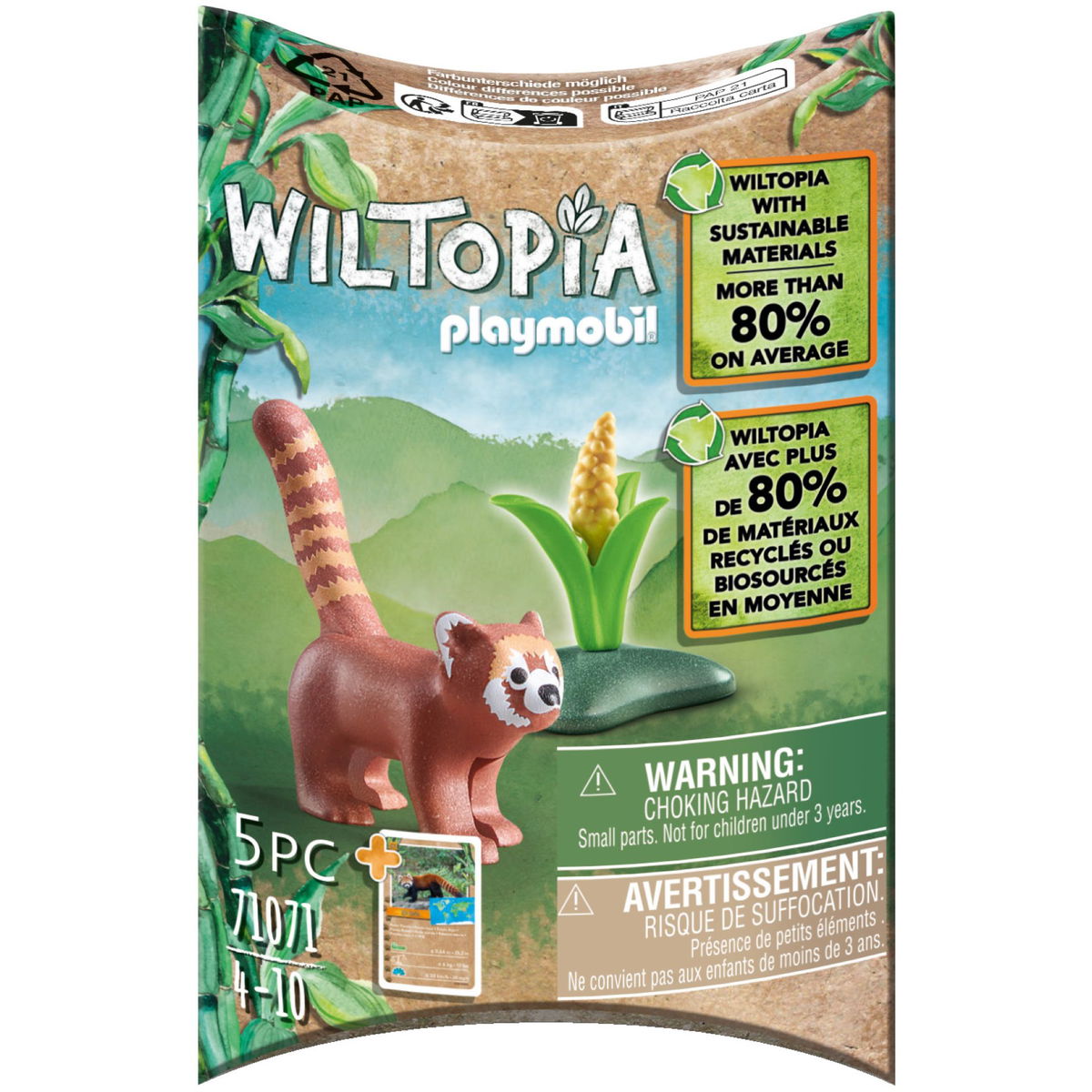 PLAYMOBIL Wiltopia 71071 Red Panda