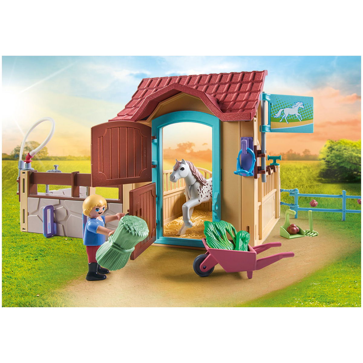 PLAYMOBIL Horses of Waterfall 71494 riding stable 4mybaby