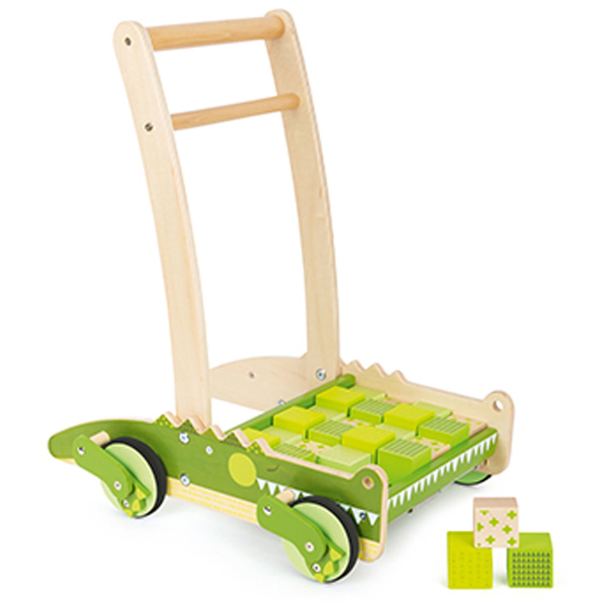 Product Image for small foot Carrello primi passi con blocchi da costruzione