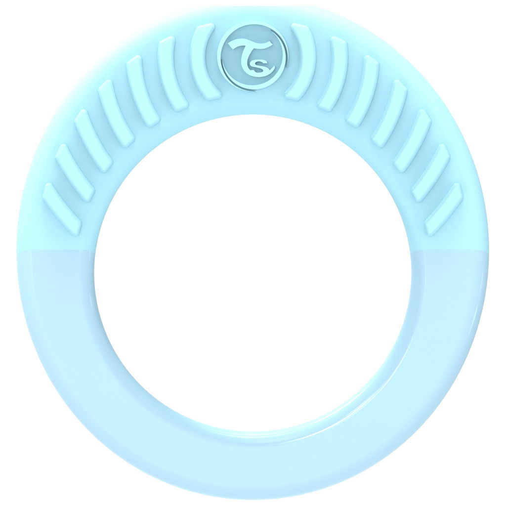 Product Image for Twistshake Anneau de dentition Teething Ring pastel blue