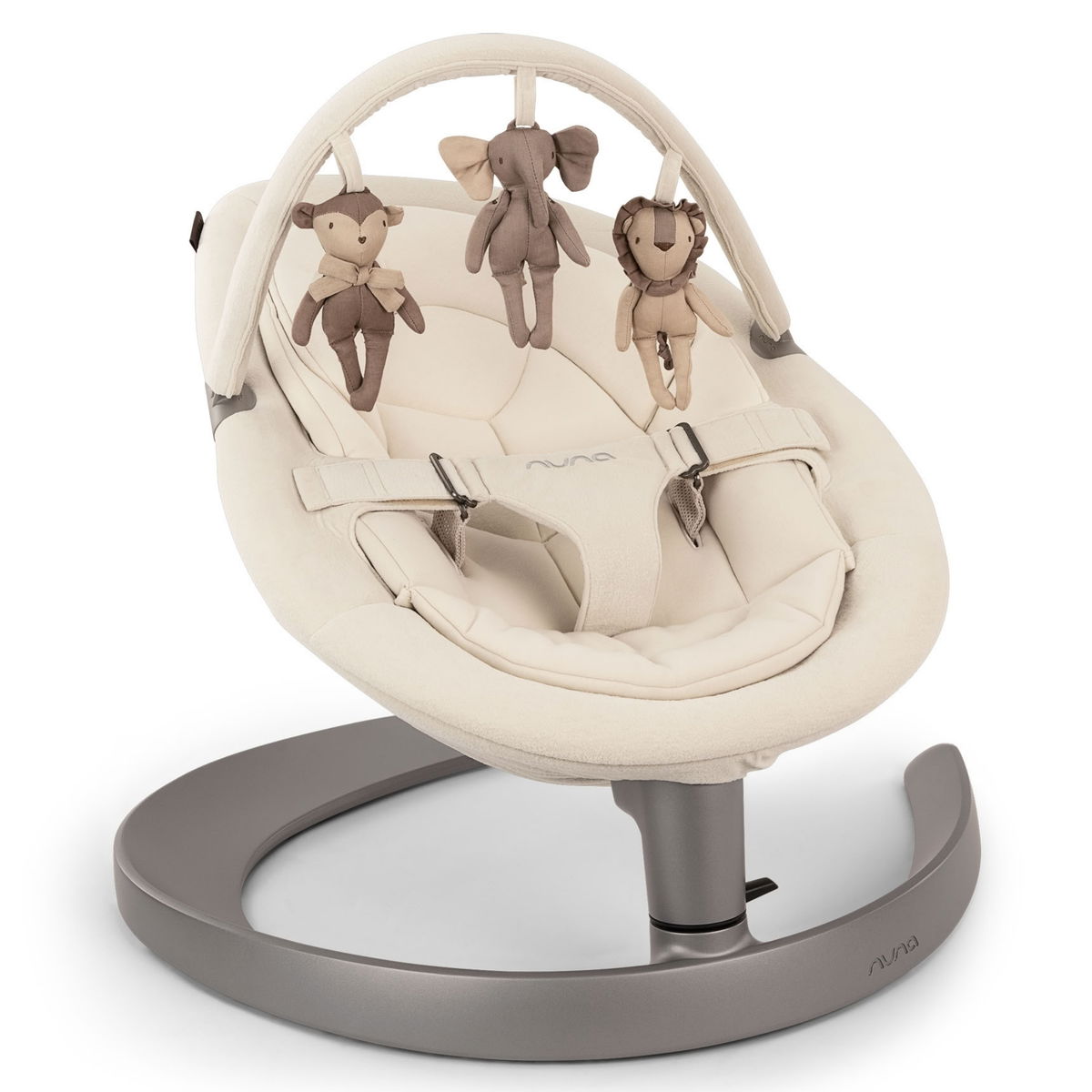 Product Image for nuna Babywippe leaf grow mit Spielbügel cloud