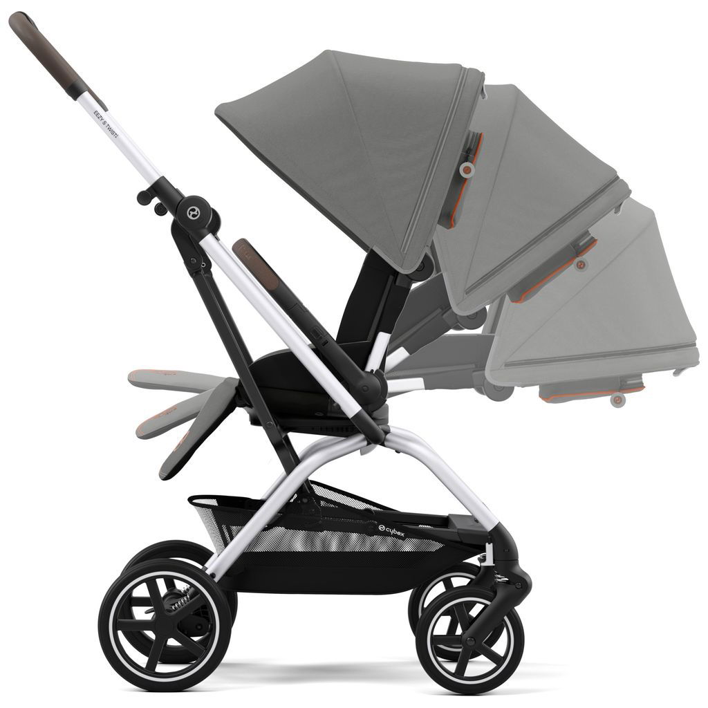 CYBEX Eezy S Twist+ 2 silver - The compact city runabout