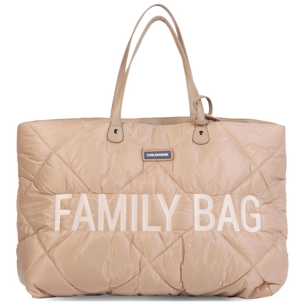 Childhome Family Bag Wickeltasche puffer beige