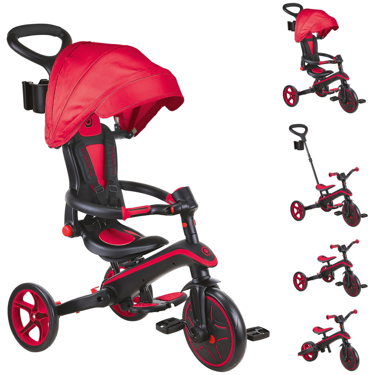 Globber Trike Explorer 4in1 Foldable - Portable Trike 4mybab