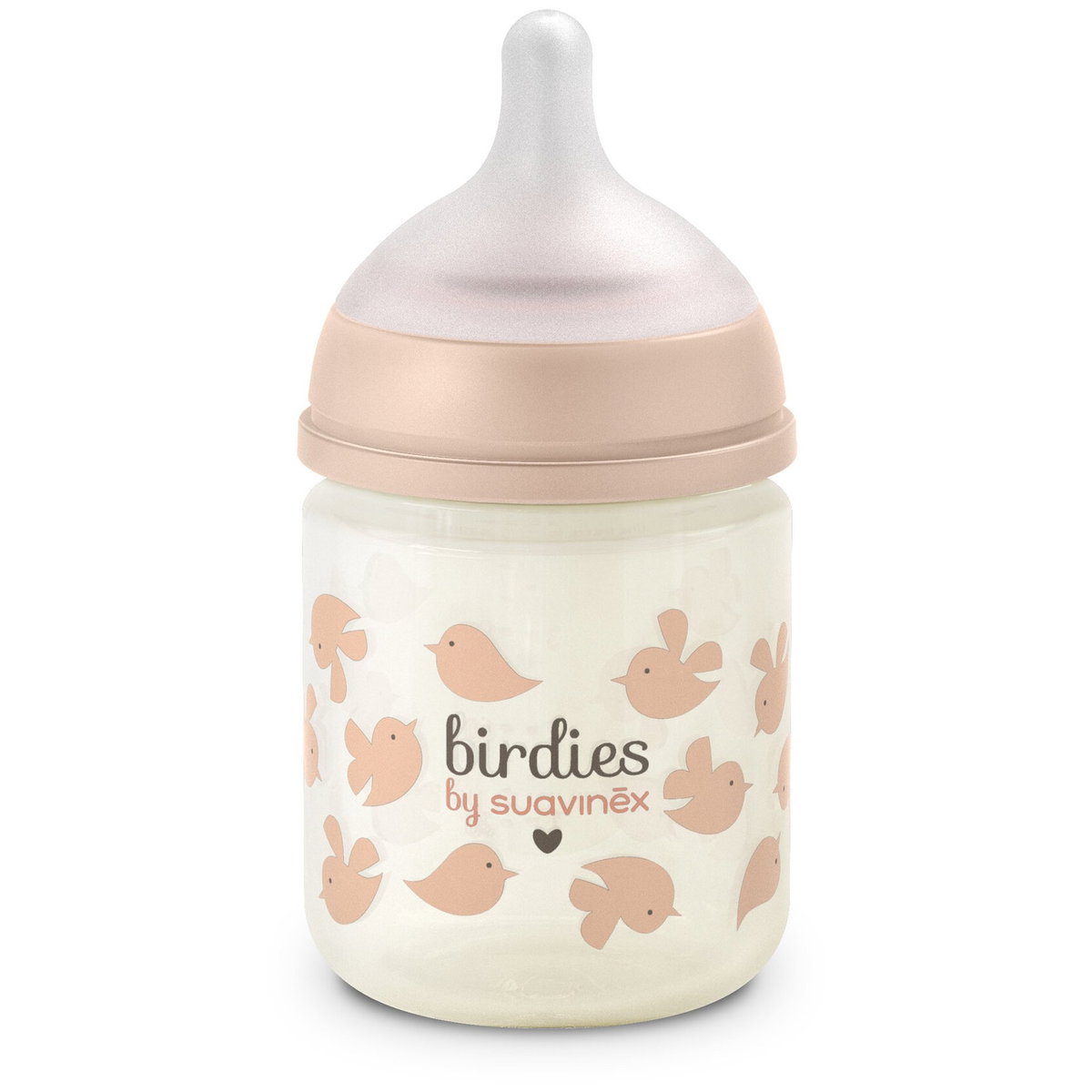 Product Image for Suavinex Glas-Schoppen Birdies rosa Grösse XS