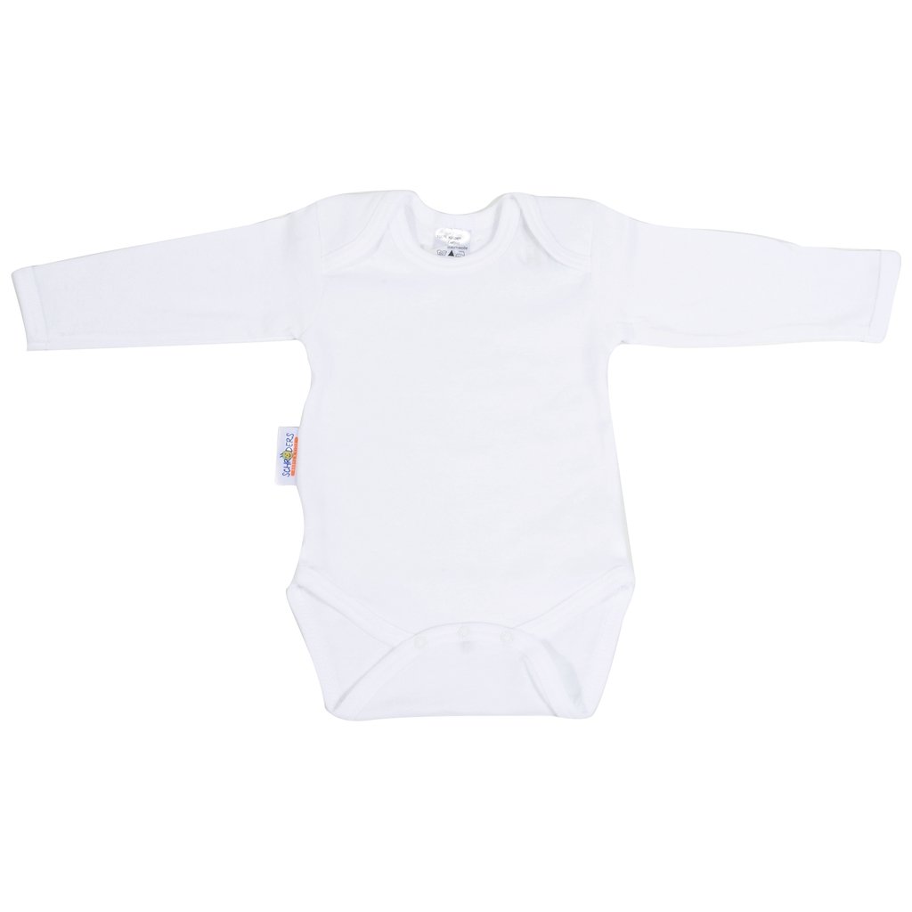 Baby bodysuit 1/1 sleeve white