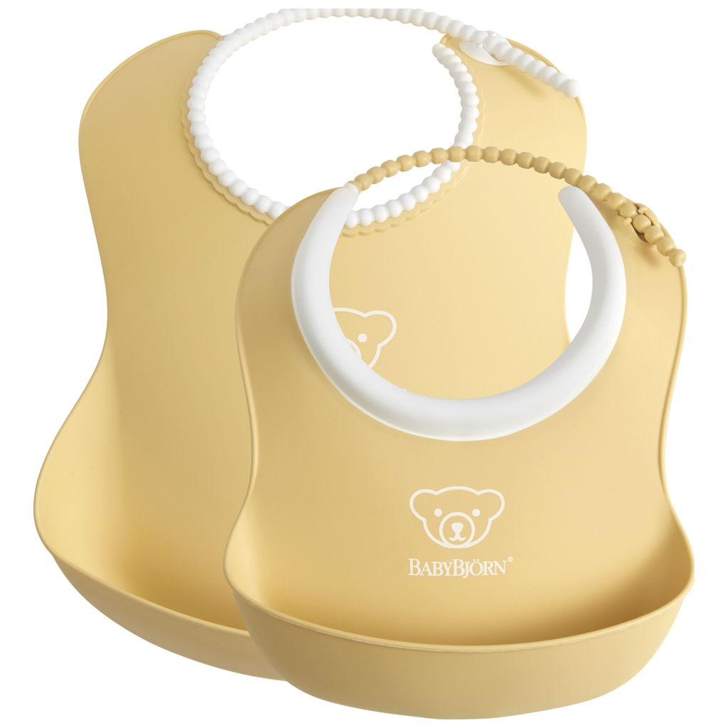 Set di 2 bavaglini con recuperatore 'Baby Calin' - VERDE - 10.00