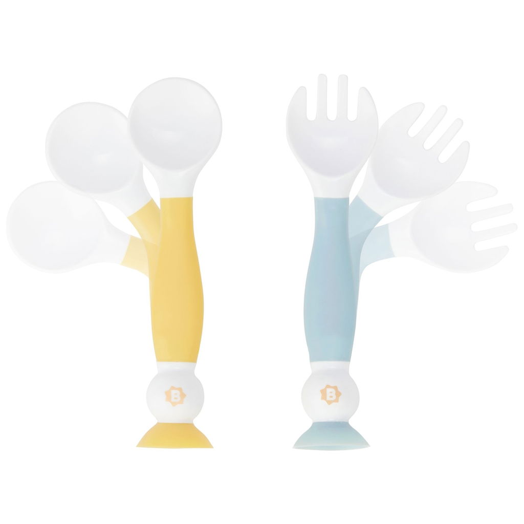 Set de couverts d'apprentissage badabulle en deux parties