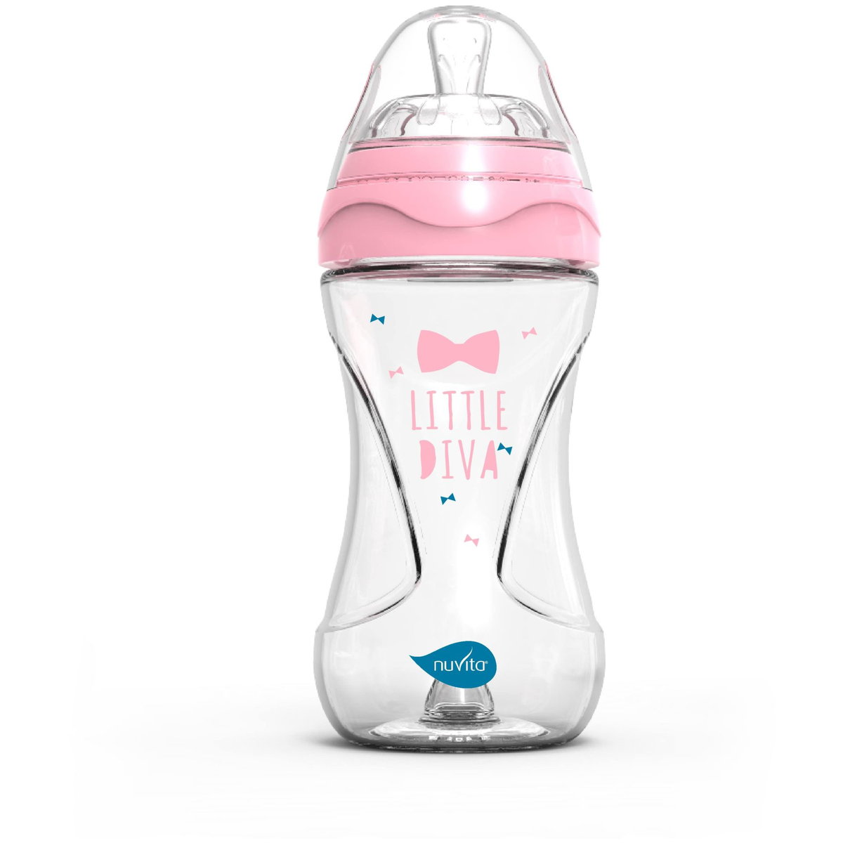 Product Image for nuvita Glass bottle pink Size 240ml