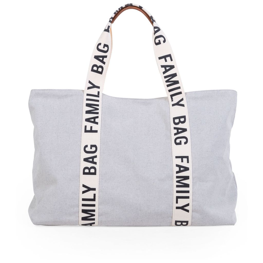 Product Image for Childhome Borsa famiglia in tela firmata vecchio bianco