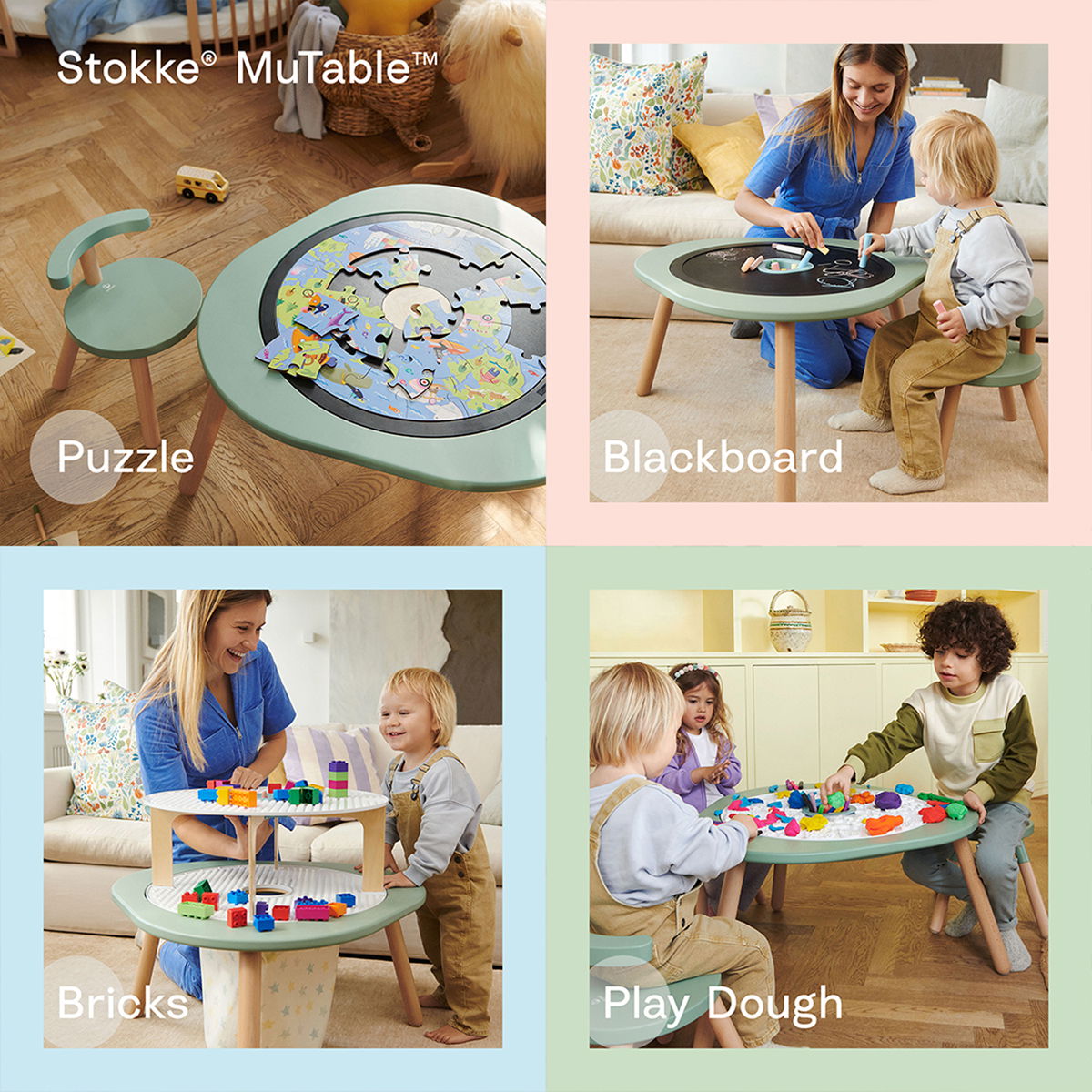 Stokke® MuTable™ Spieltisch – der vielseitige Kindertisch, der mitwächst und begeistert!
