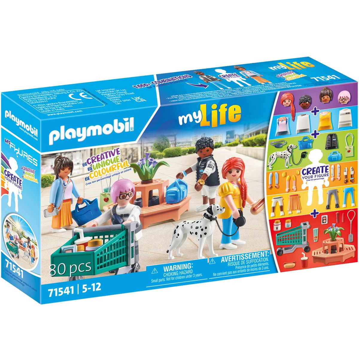 PLAYMOBIL My Life 71541 My Figures Shopping 4mybaby