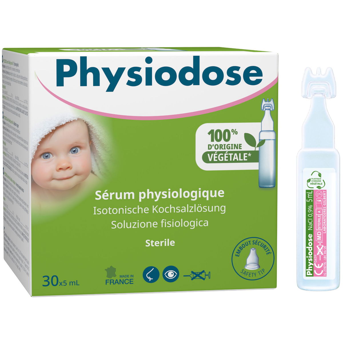 Product Image for Physiodose Saline Green