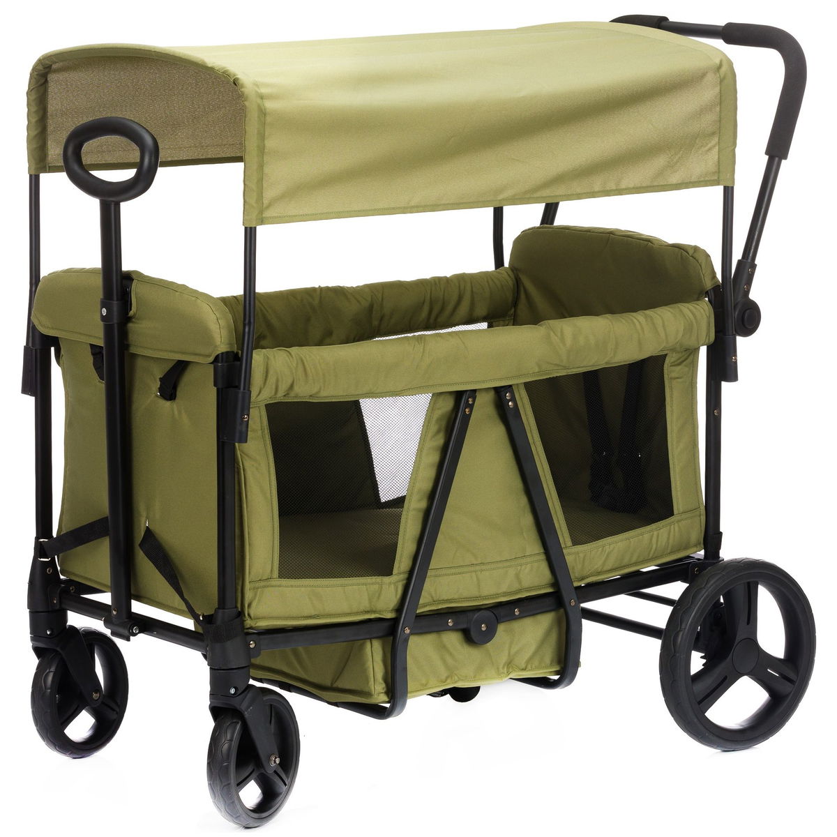 Product Image for fillikid Bollerwagen Oskar grün/schwarz