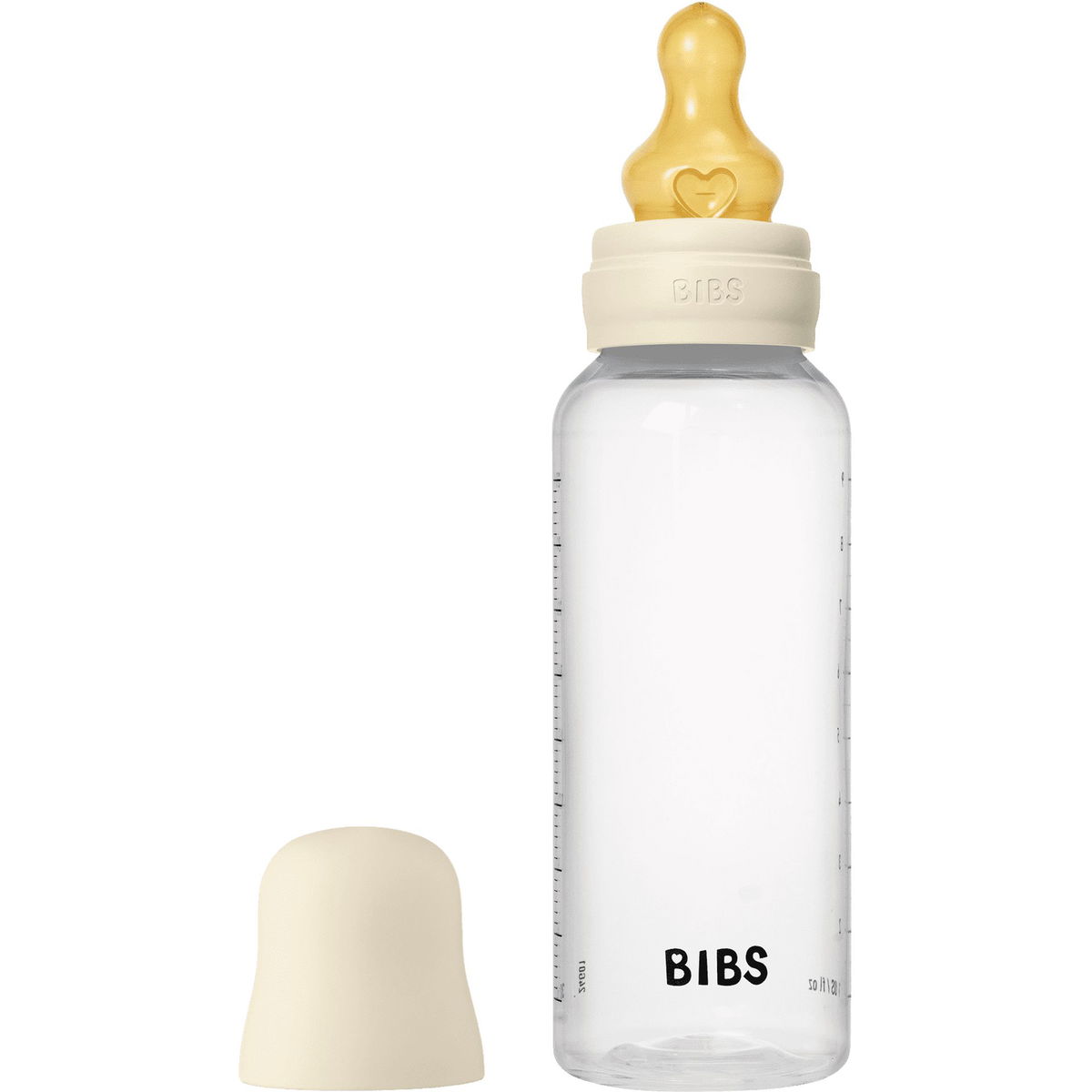 Product Image for BIBS Babyflasche Anti Colic Latex ivory Grösse 270ml Alter ab 2 M