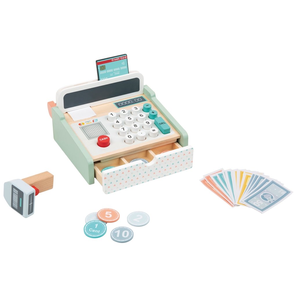 Spielba cash register with scanner