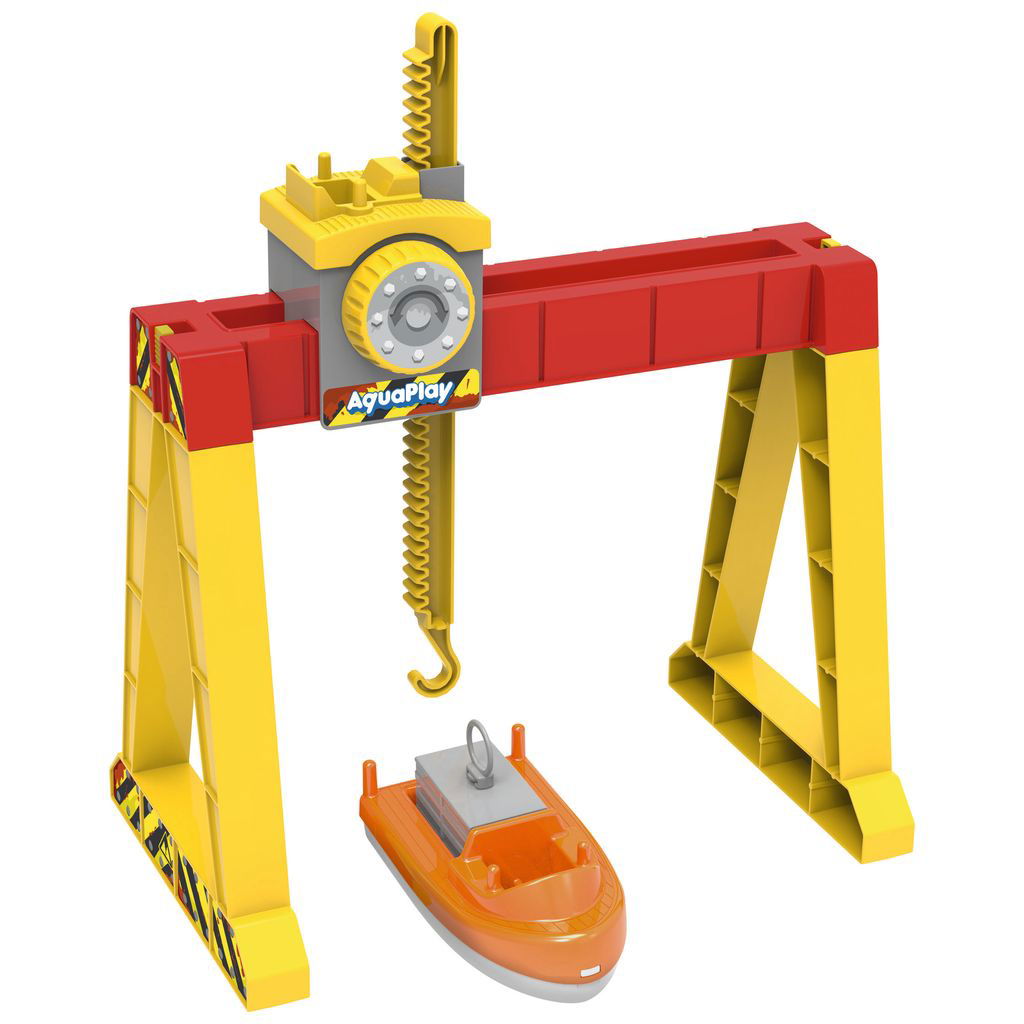 トップス 242001 WARM UP PISTE play station AquaPlay ContainerCrane Set - Wasserbahn Zubehör Online