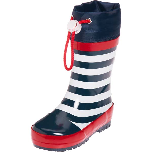 Playshoes children's rubber boots nautical