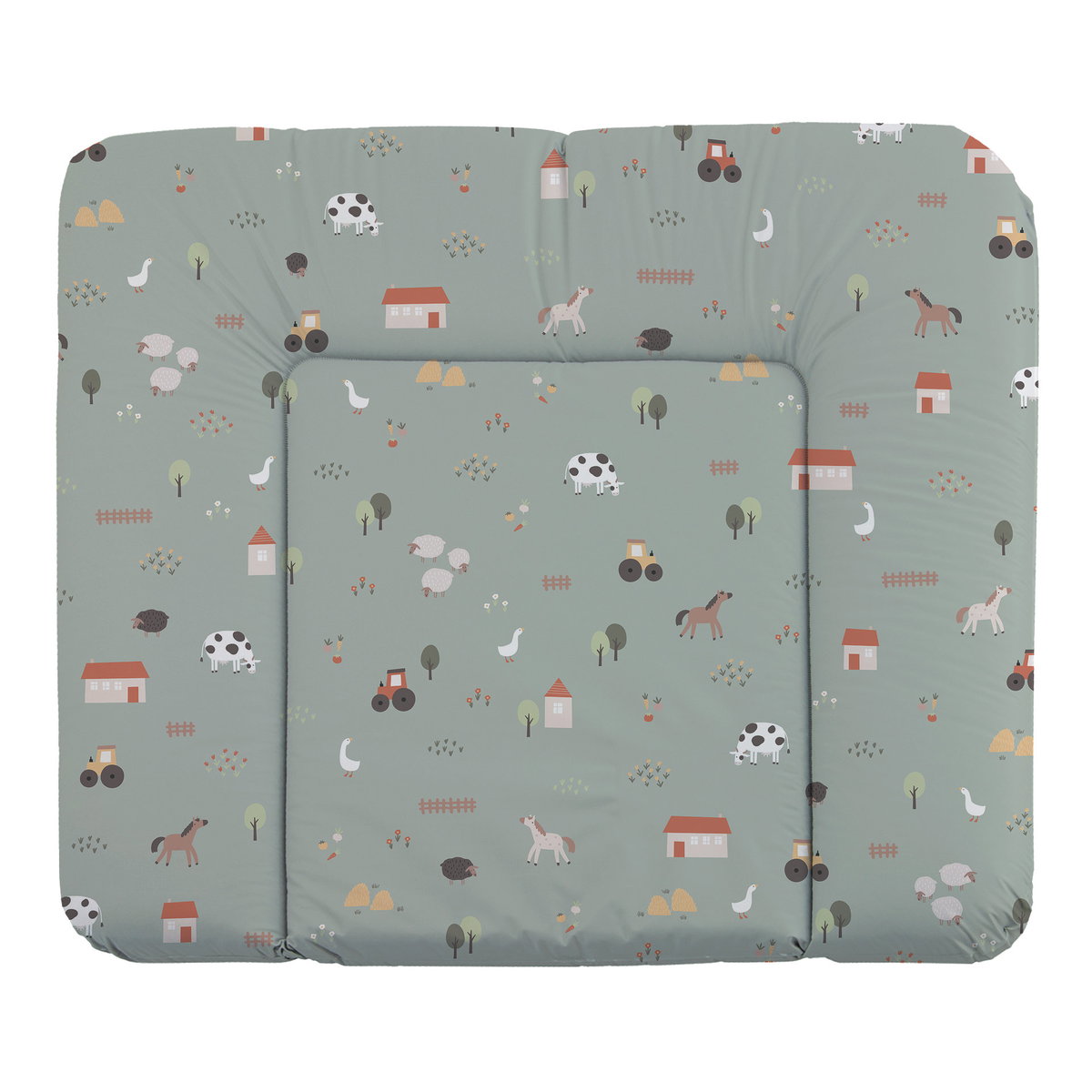 Product Image for rotho Wickelauflage breit Farm Animals
