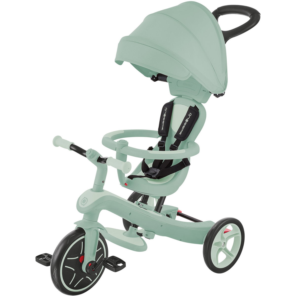 Product Image for Globber bicicletta senza pedali triciclo Trike Explorer 4 in 1 Ecologic pistachio