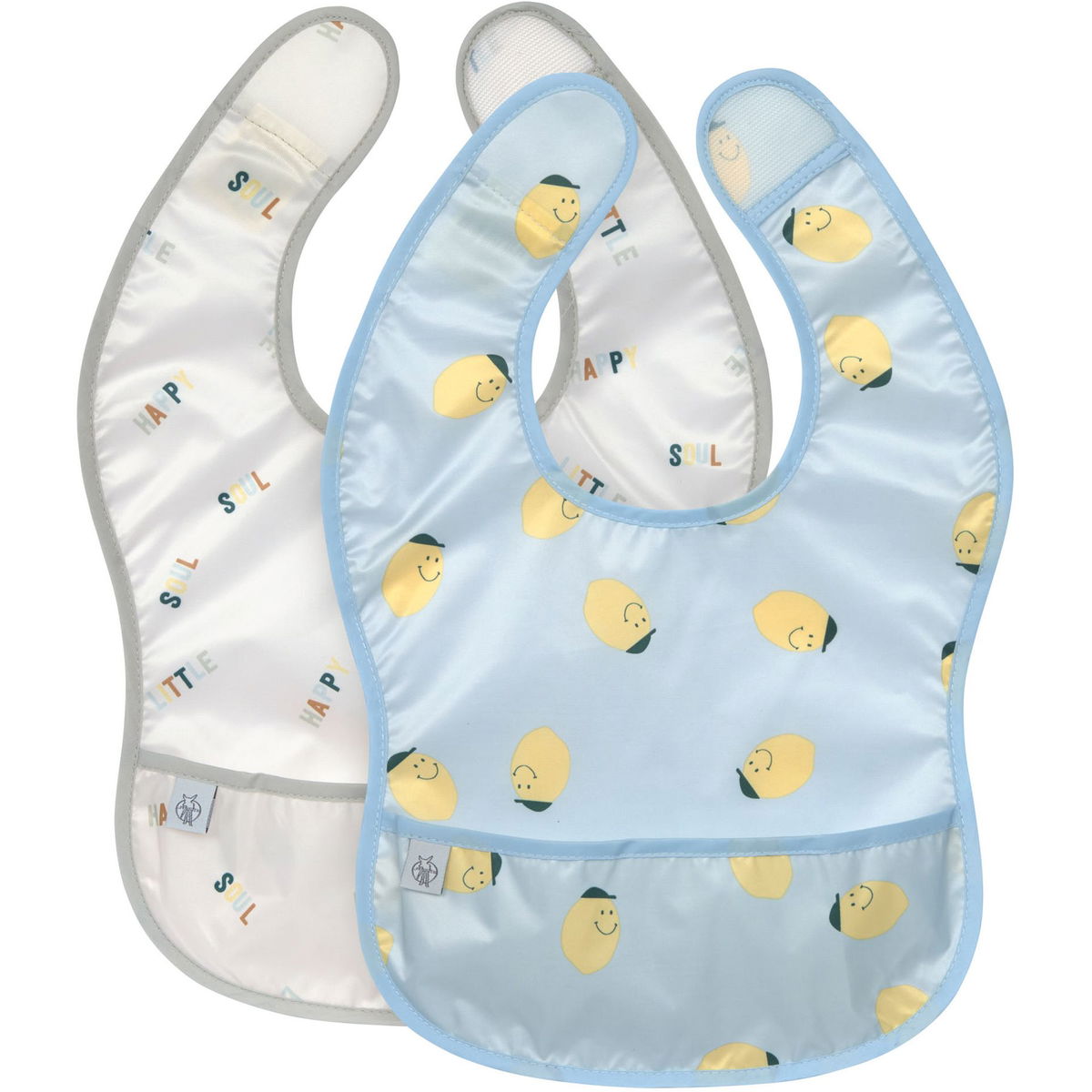 Product Image for Lässig 2er Pack ultraleichte Lätzchen lemon plastificato