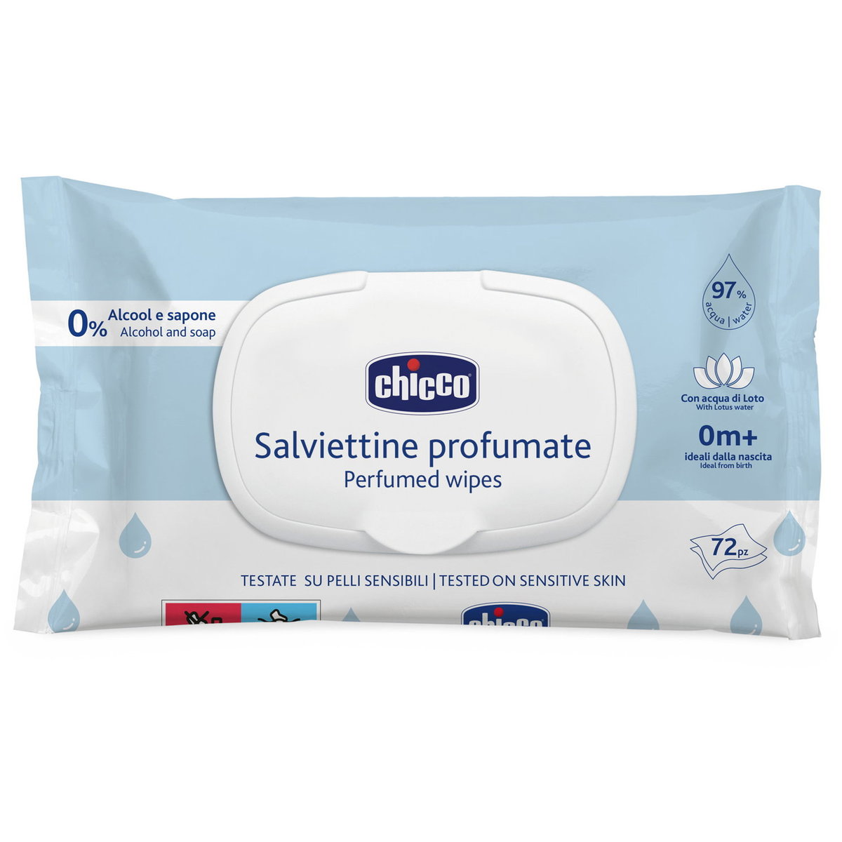Product Image for Chicco Lingettes Soft avec couvercle