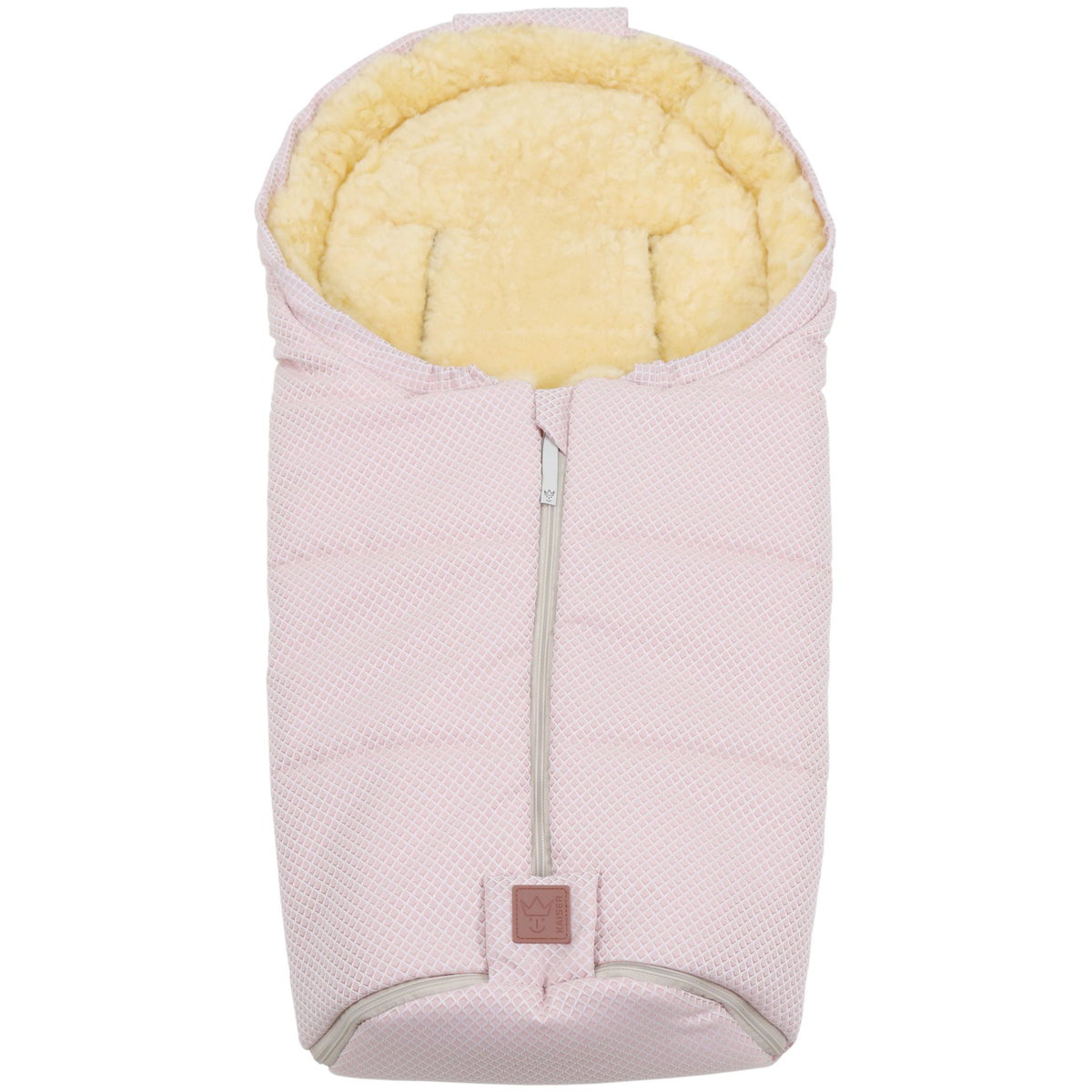 Product Image for Kaiser Channy Baby Car Seat Footmuff rose waffle Filling Lambskin
