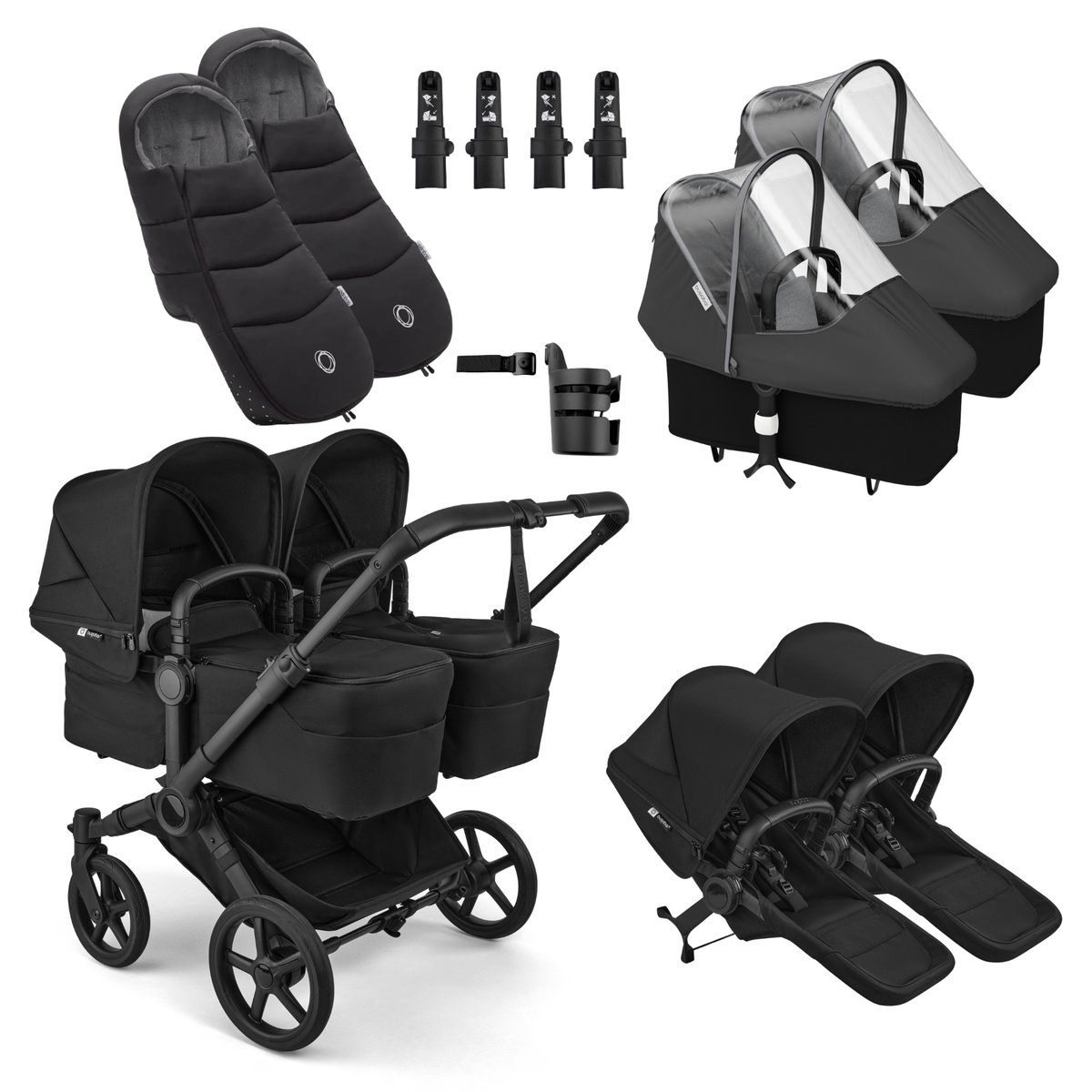 bugaboo Donkey 6 Twin Stroller Bundle  Shop Now
