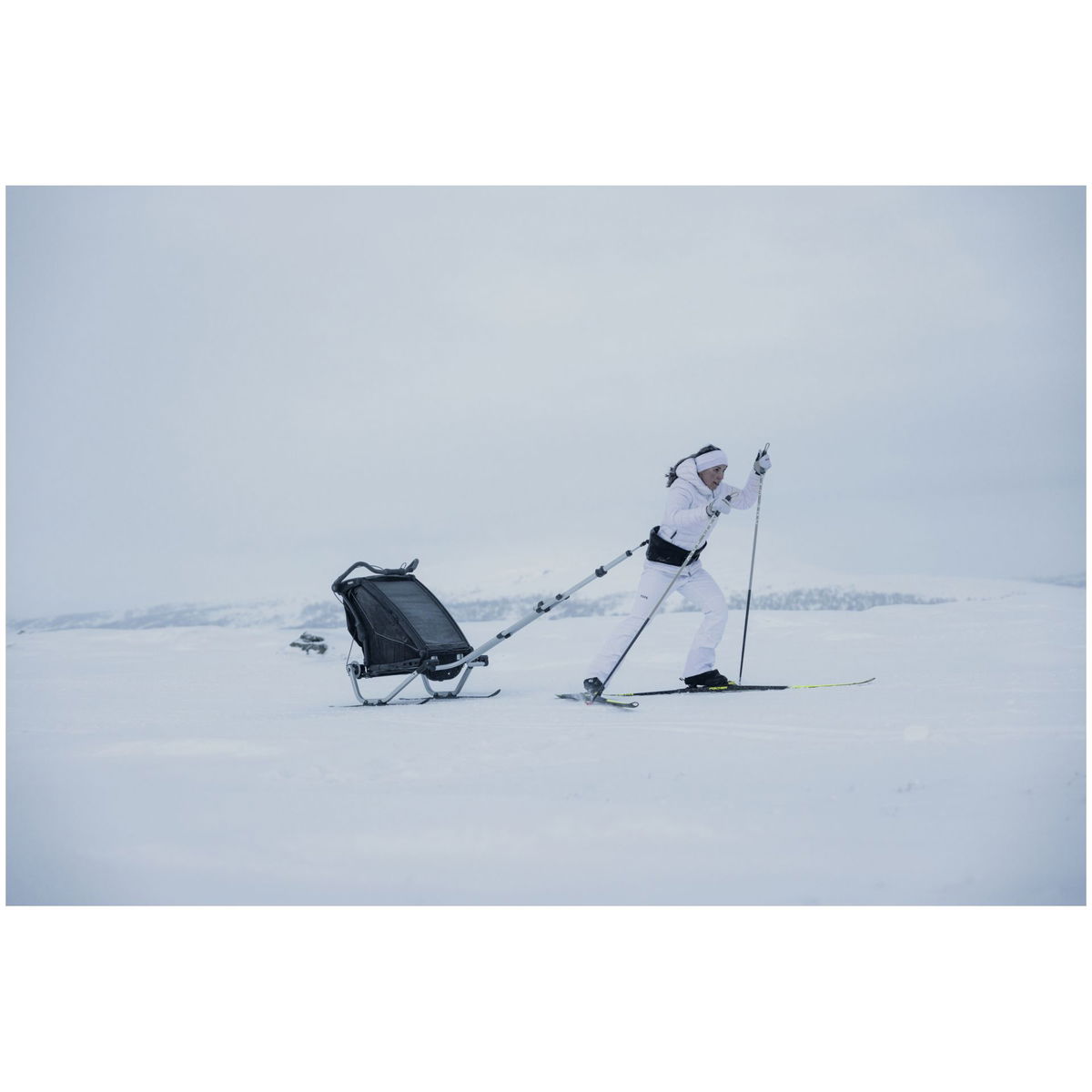 Snow Thule Chariot Cross Ski Buy THULE Skiset Chariot Trailer Gen