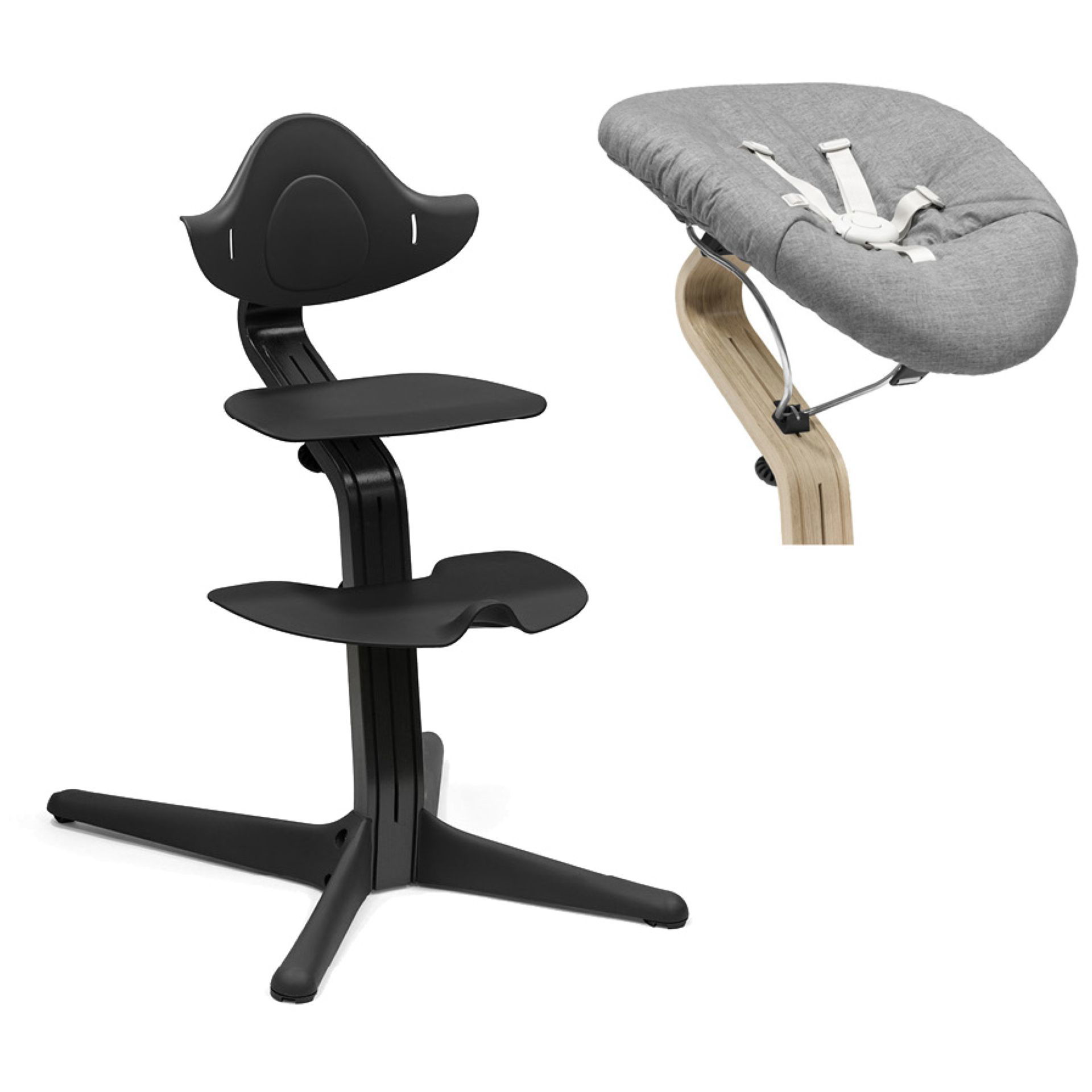 Stokke Chaise MuTable, Gris Colombe - Chaise pour Salle de Jeux d'Enfants avec Hauteur de siège réglable - Fabriquée en Bois de hêtre et avec de la Peinture Non Toxique à Base