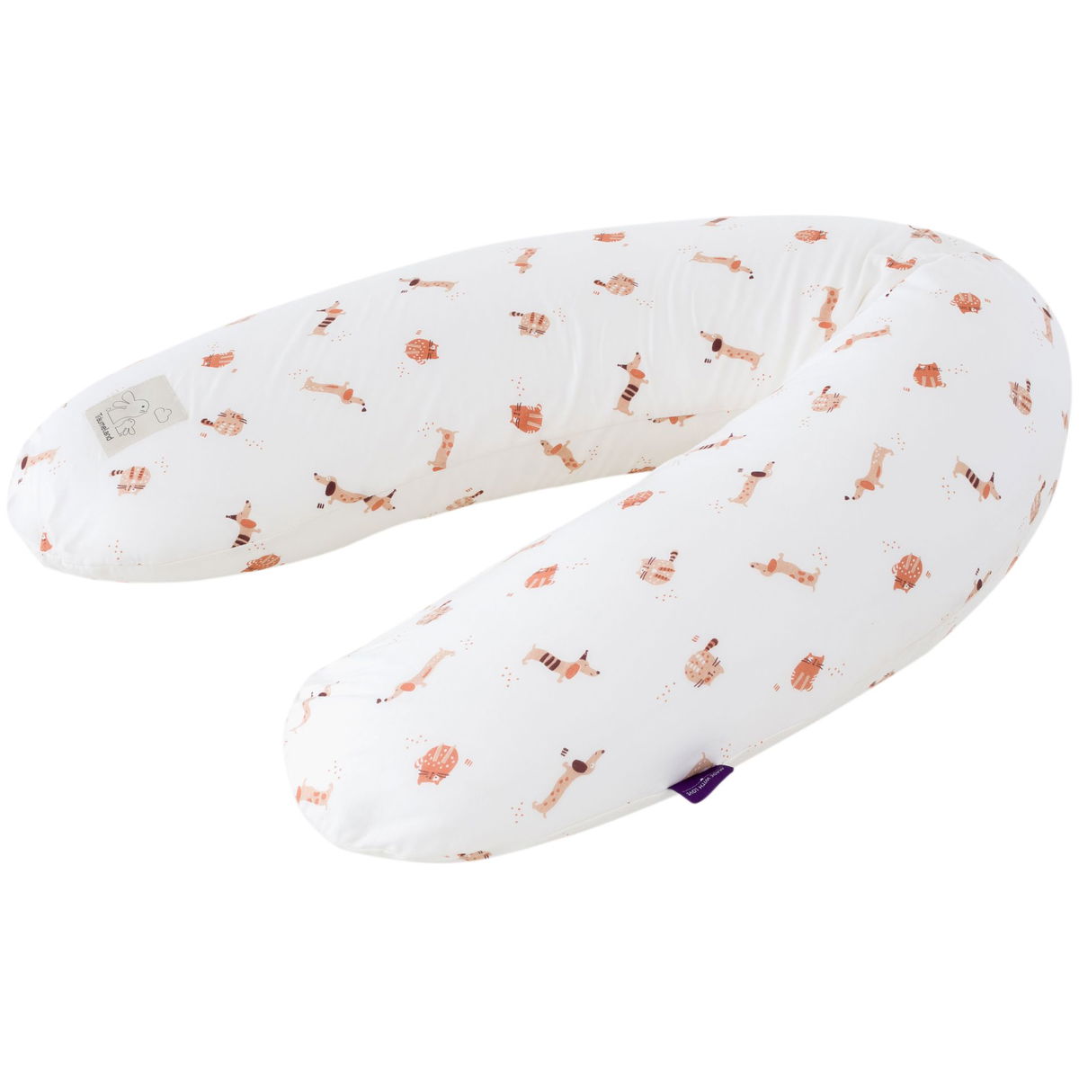 Product Image for Träumeland Housse élastique pour coussin d'allaitement cats & dogs