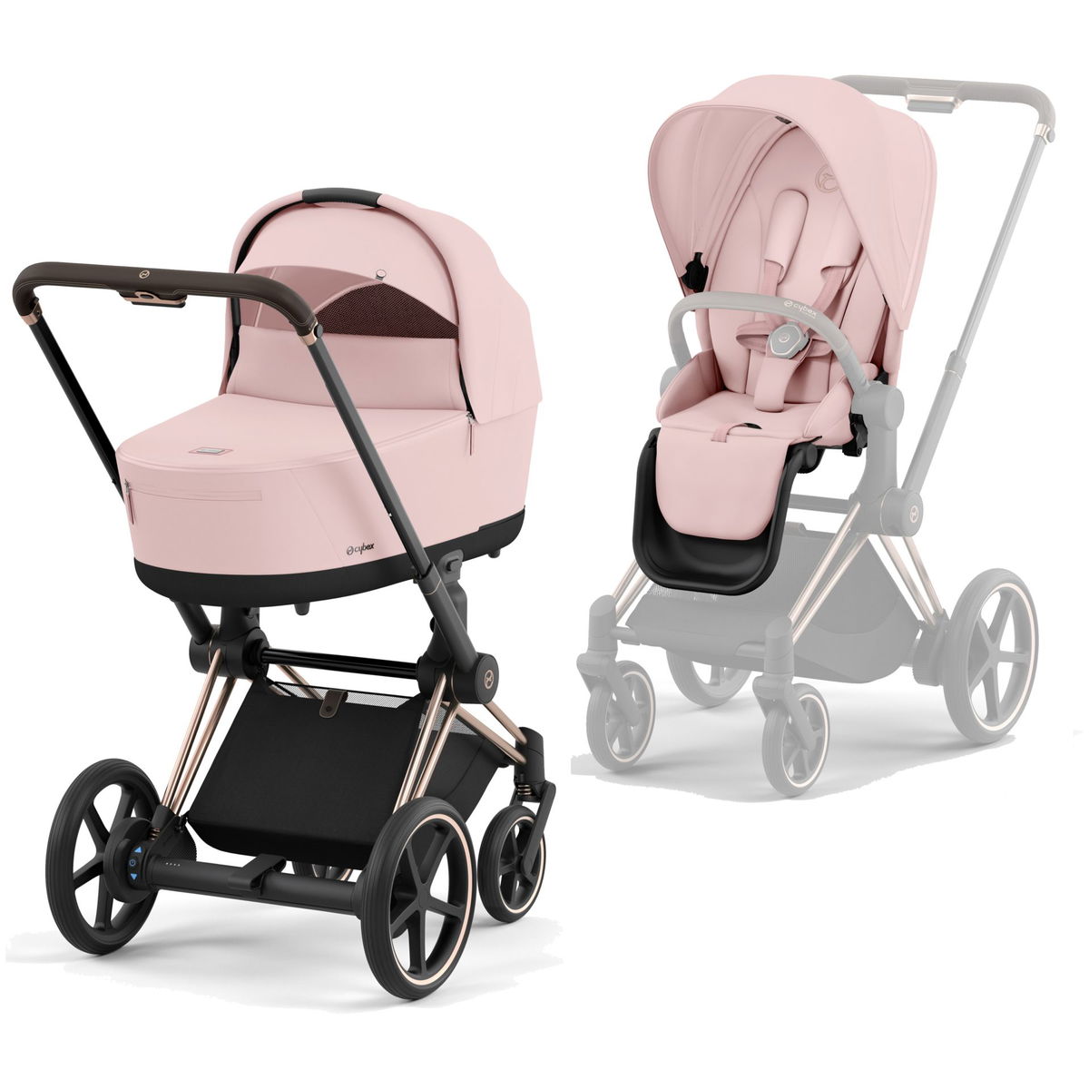 Cybex kinderwagen rose clearance gold