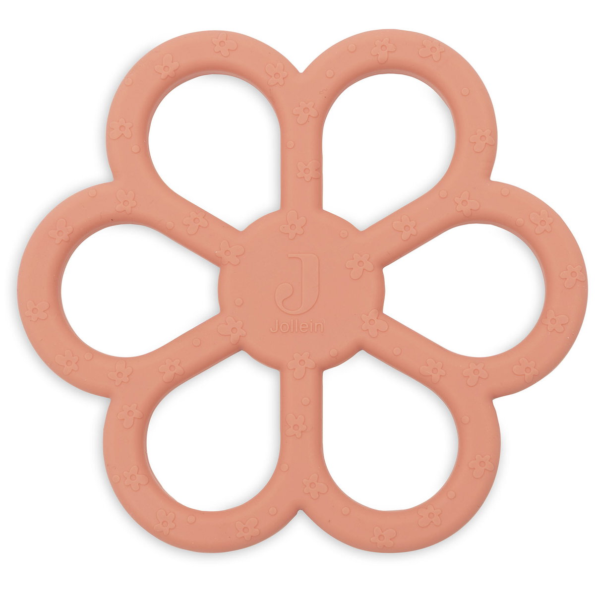 Product Image for Jollein Beissring Silikon flower coral rose
