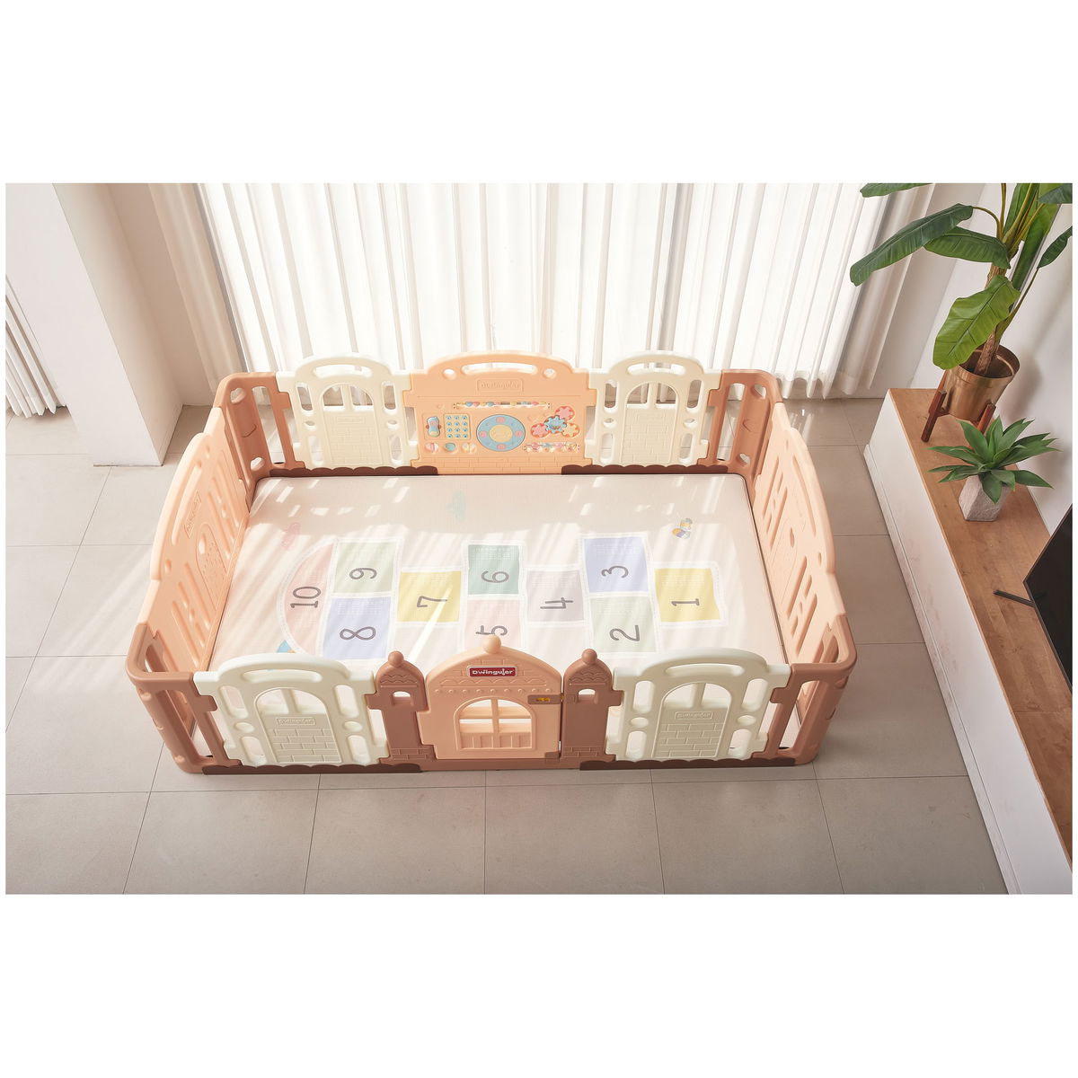 Kids Playpen Dwinguler Castle Ii Dwinguler Pink Room Castle II