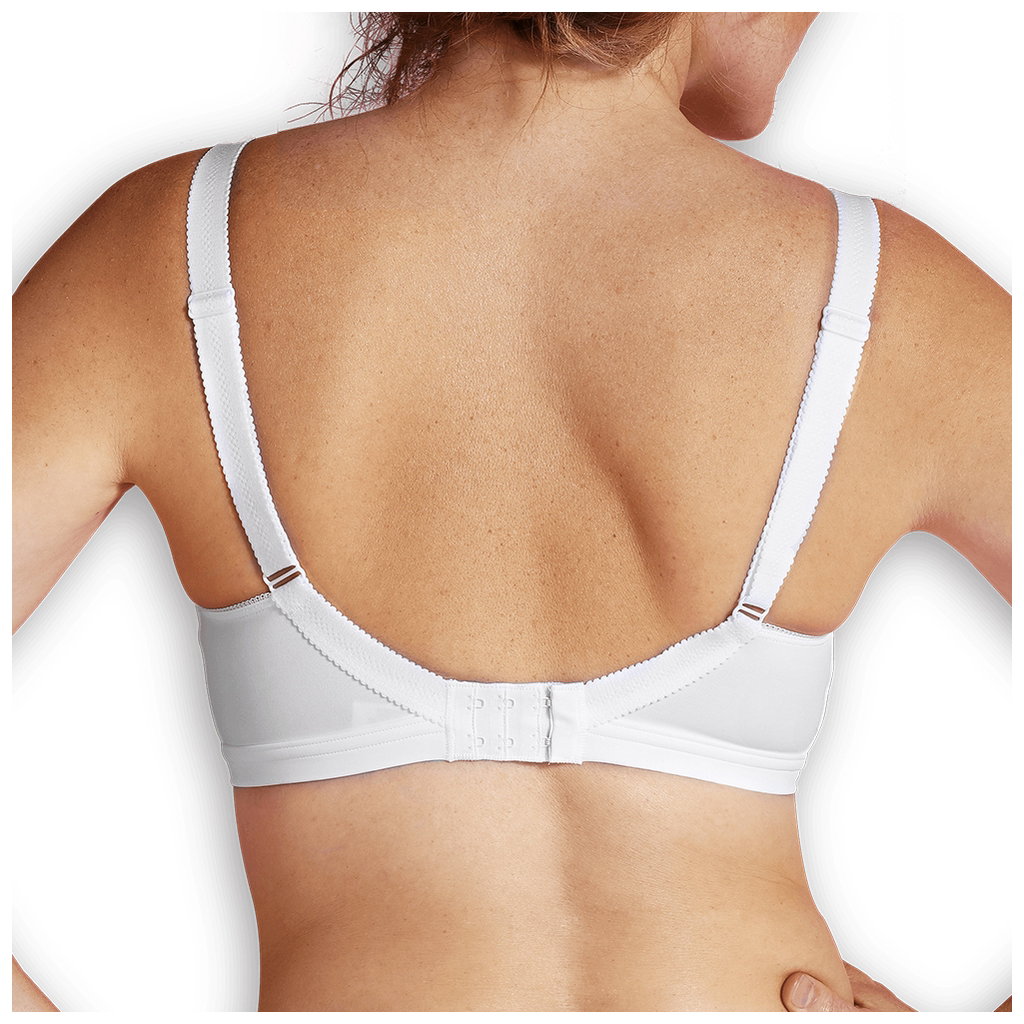 Carriwell New Mum Reggiseno per l'allattamento incrociato biologico - Pizzo (Bianco