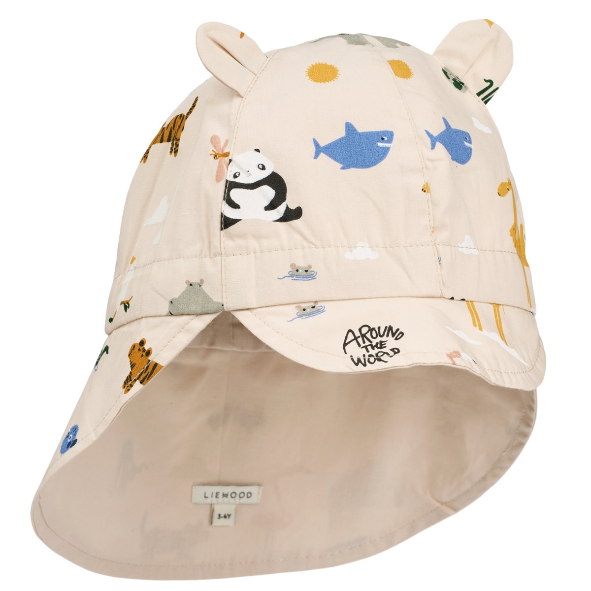 Product Image for LIEWOOD Cappello da sole reversibile Gorm around the world sandy