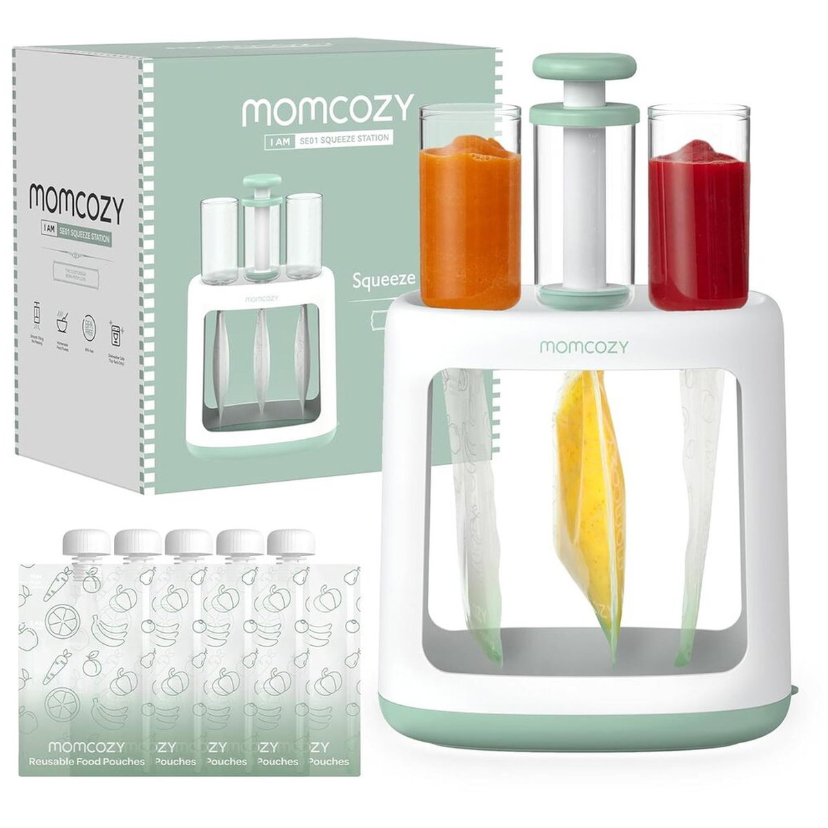 Product Image for Momcozy Babybrei-Zubereiter mit Aufbewahrungsfunktion