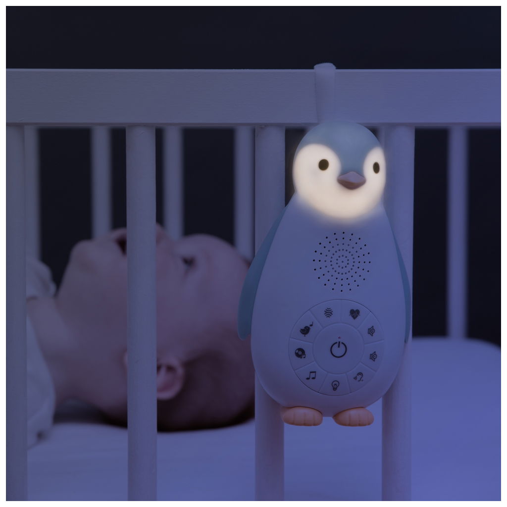 Zazu Zoe sleep aid soft music and night light for better sleep