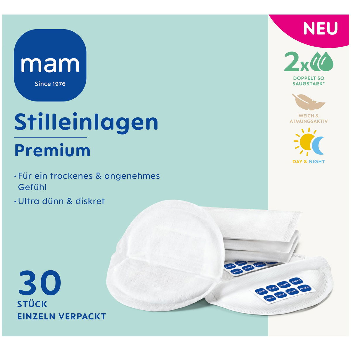 Product Image for MAM Stilleinlagen Premium Packungsgrösse 30 Stück