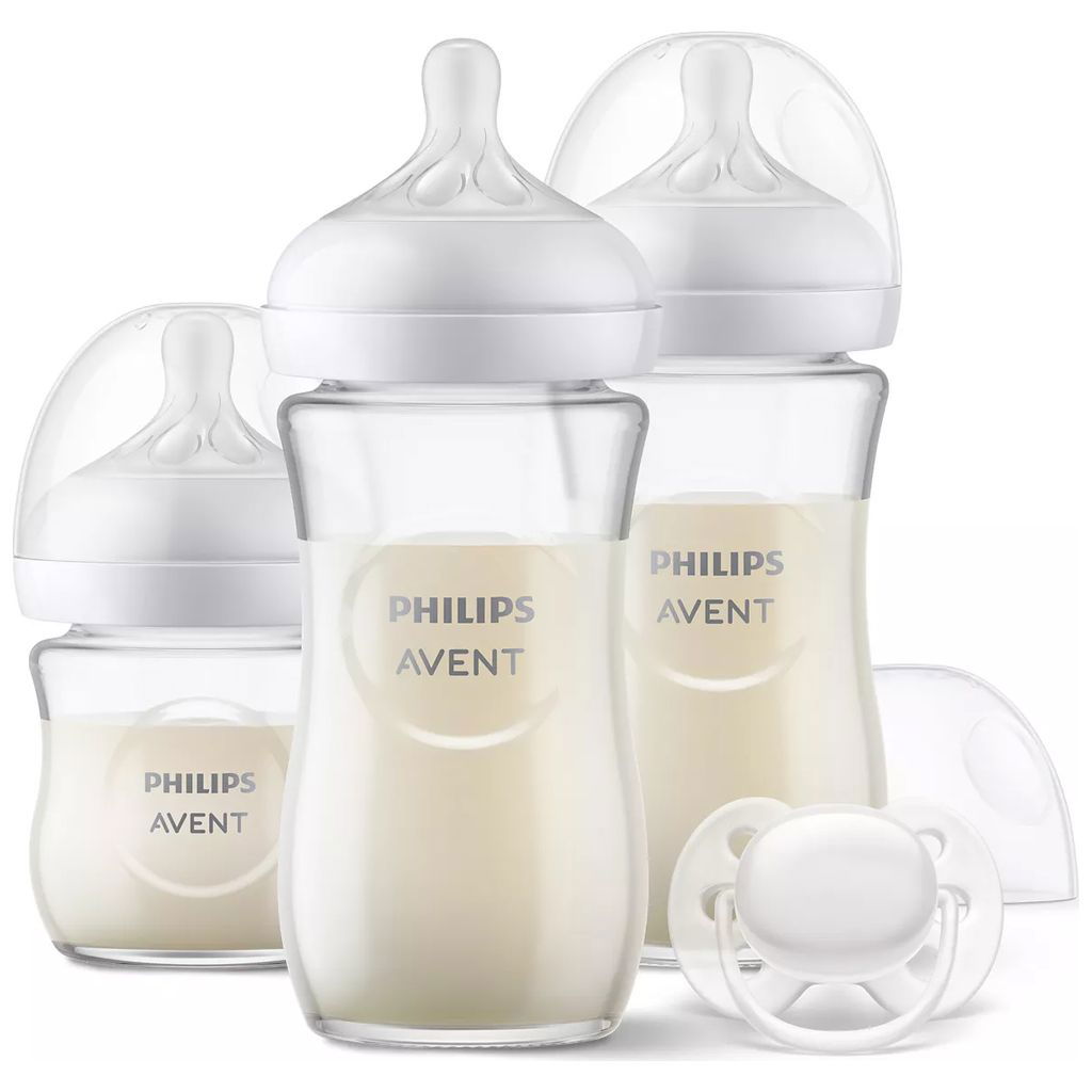 Philips Avent Natural Response Small glass bottle set for newborns